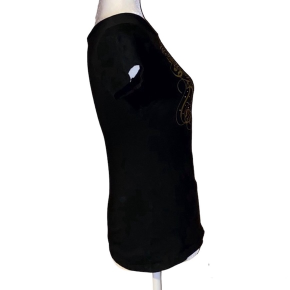 Guess Black and Gold Tshirt - Picture 3 of 8